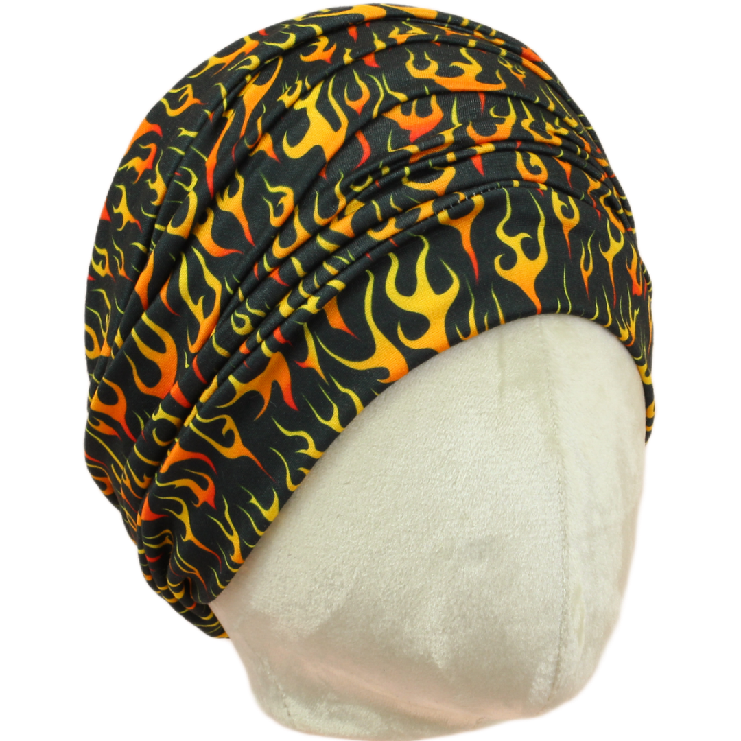 Red Hot Flames Boho Buff