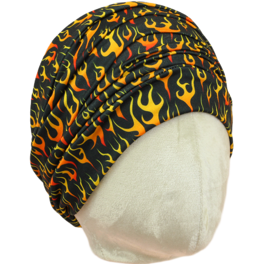 Red Hot Flames Boho Buff