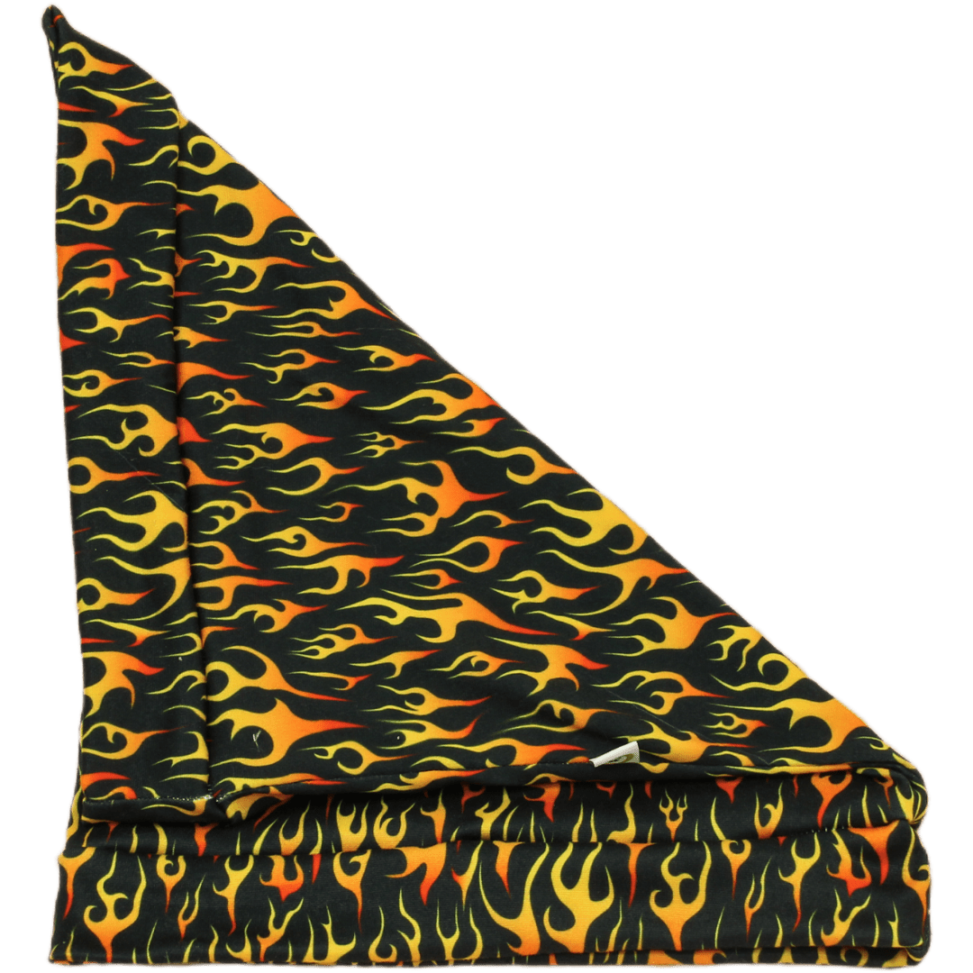 Red Hot Flames Boho Buff
