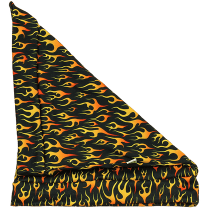 Red Hot Flames Boho Buff